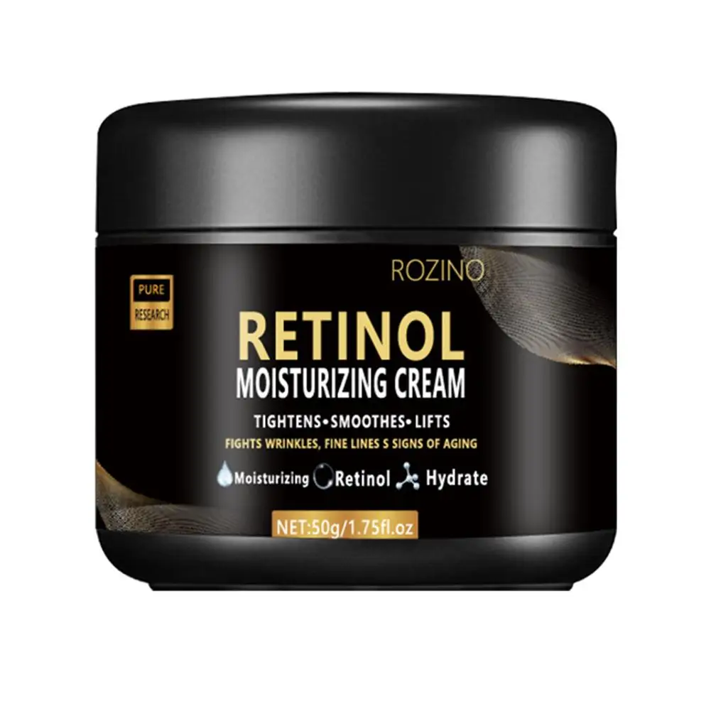 Retinol Anti-Envelhecimento Facial Skin Care Creme Hidratante, creme facial masculino, remoção de rugas, N5X4