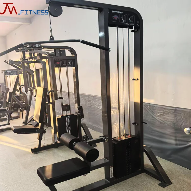 

Selectorized Weight Stack Fitness Machine Lat Pulldown Low Row Commercial Gym Equipment Pin Load Selection Machines