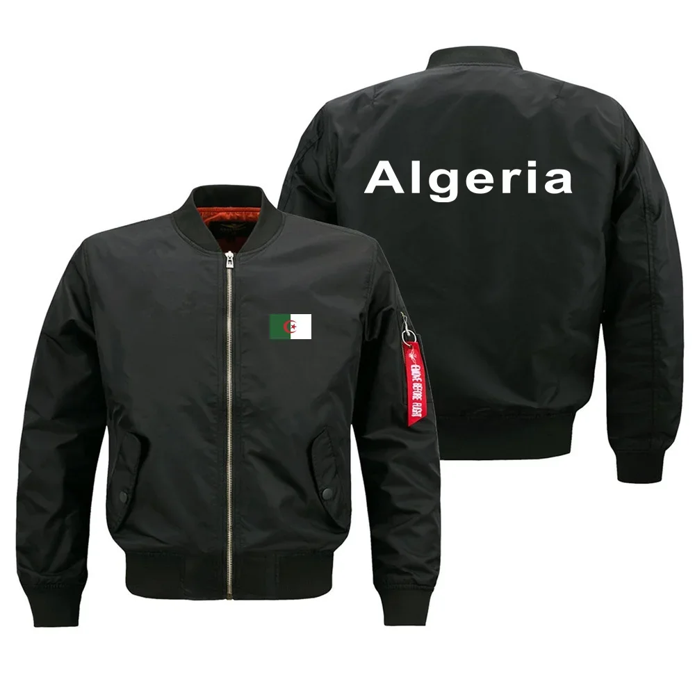 

Funny Algeria Military Flight Aviation Men Ma1 Bomber Jacket Outdoor Windproof Man Baseball Coats men clothing