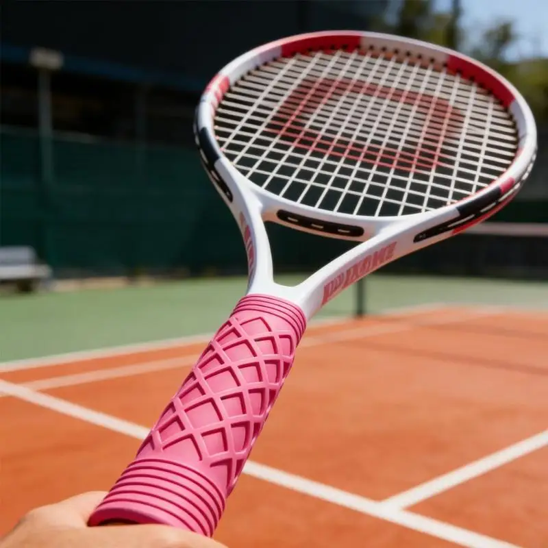   Silicone Pickles Ball Paddles Grip Cover Pickles Ball Racket Handle Sleeve Ensuring Holds And Easily Maintenance