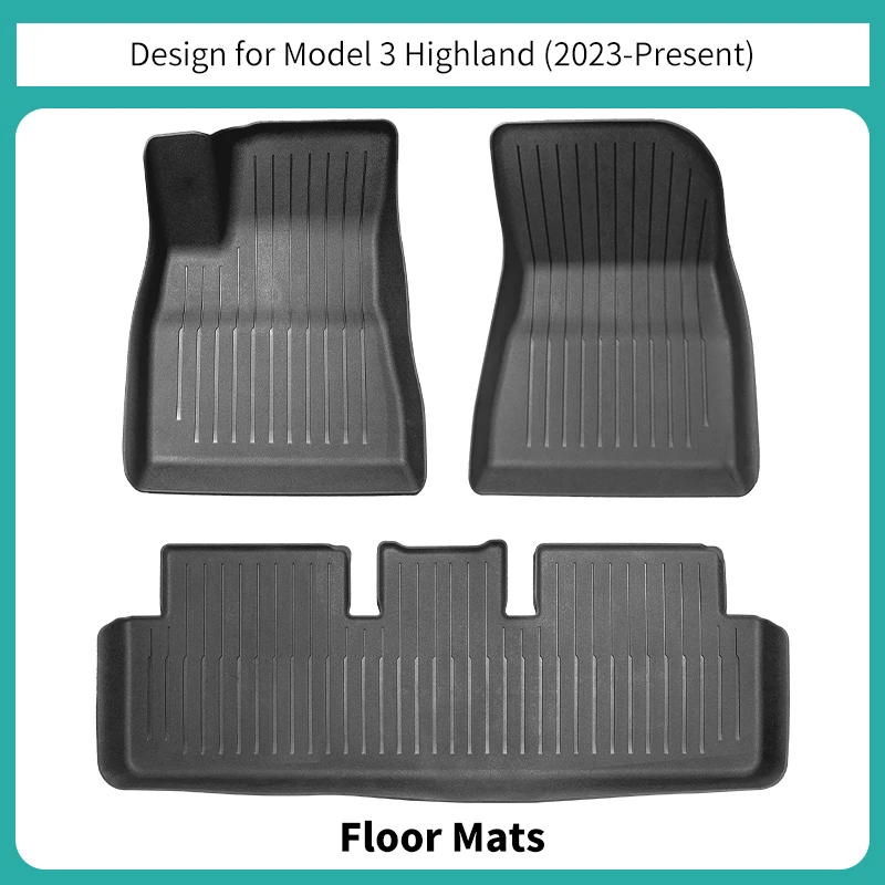 Op maat gemaakte Tesla Model 3 Model Y kofferbakmat TPE waterdicht antislip bagagebak liner complete set alle weersomstandigheden interieur accessoires