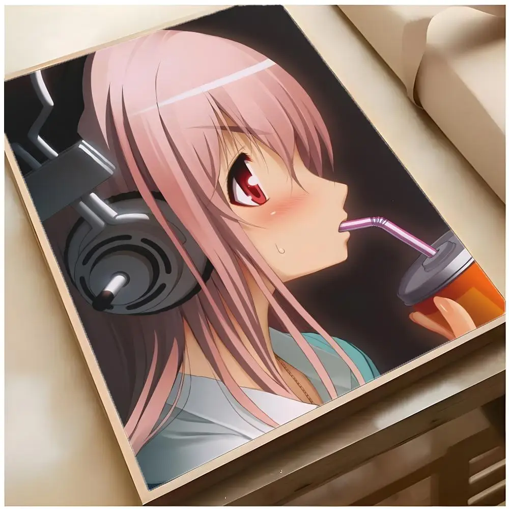 Niedlicher Anime-Charakter S-Super Sonico Poster Superior Home Space Pub Indoor Dekorative Kunst & Wohndekoration – Detail 24