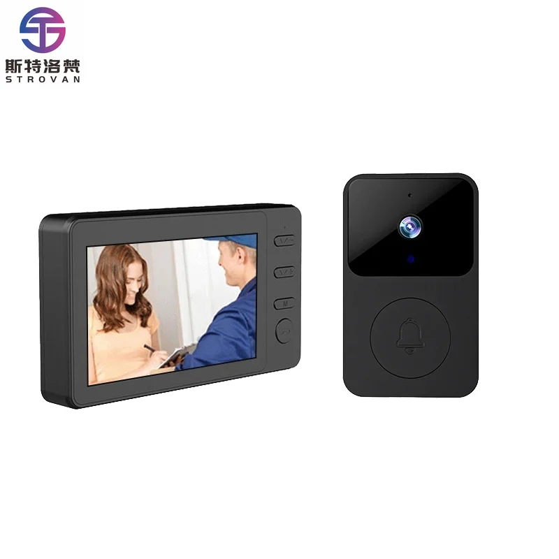 

STLF M11 Video Door Phone Smart Home 1080p IPS Display Night Vision Tuya App Punch-free Cat's Eye