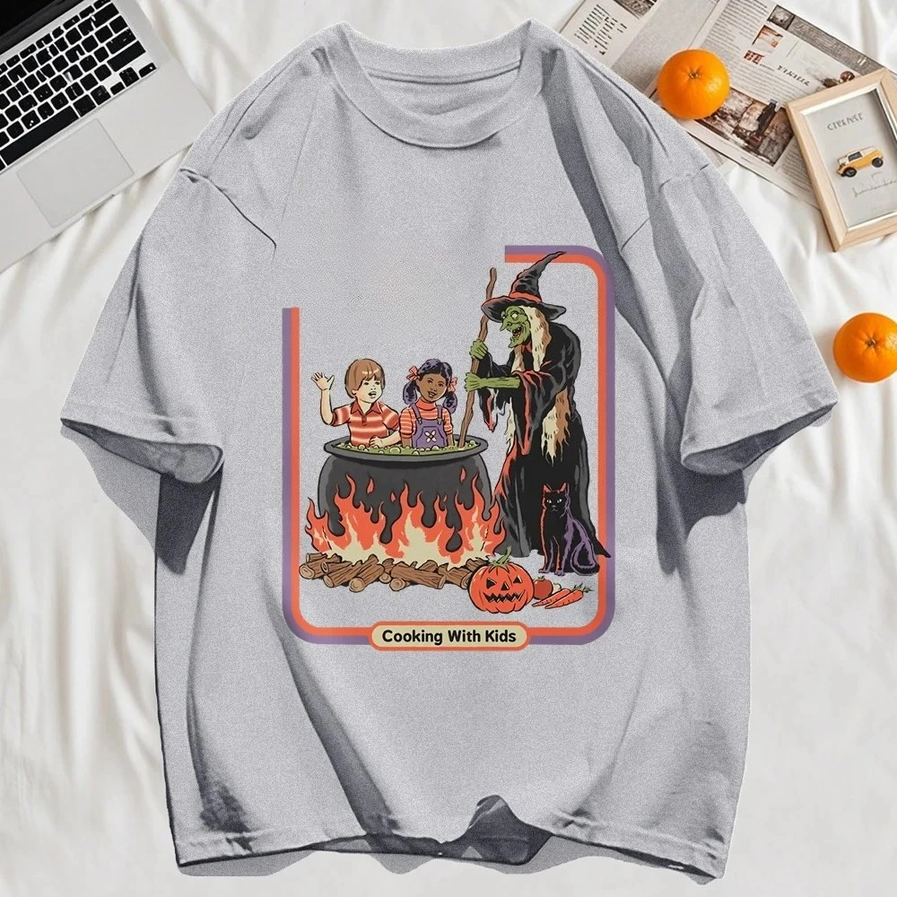 

Мужская футболка с принтом Stew Oneself in An Iron Pot, новая летняя футболка из мягкого хлопка с короткими рукавами, свободный универсальный топ унисекс