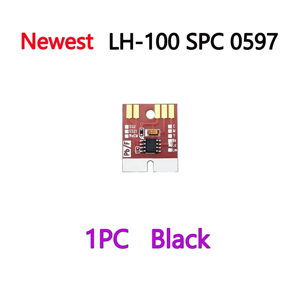 LH100 SPC 0597 UV خرطوشة الحبر رقاقة دائمة لميماكي UJF-3042 UJF-6042 UJV-160 SPC-0597 UV خراطيش الحبر رقاقة LH 100