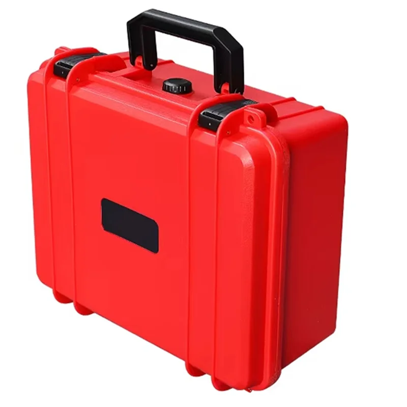 A95I-Vigia portatile di grande capacità Custodia rigida in plastica addensata per attrezzature Hardware Cassetta degli attrezzi Archiviazione di strumenti con spugna