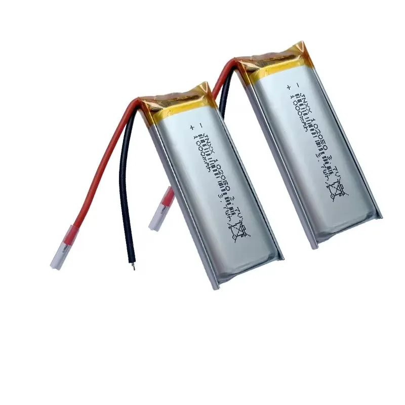 102050 3.7V 1000mAh Lithium Polymer Battery Suitable for Bluetooth Devices Speakers MP4 Beauty Machine LED Rechargeable Battery