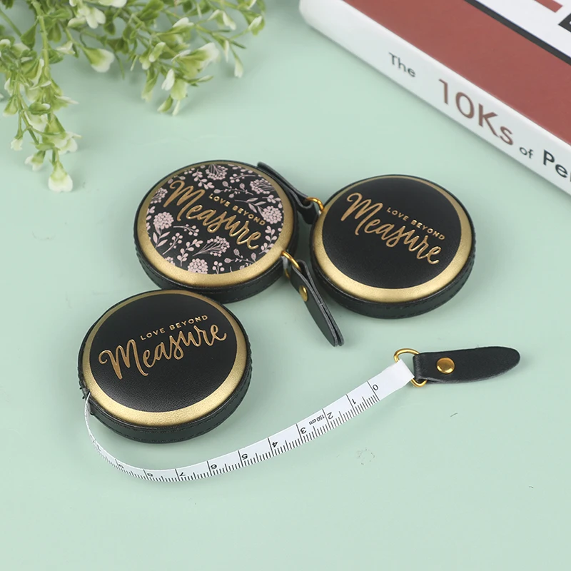 1.5m Portable Retractable Vintage Style Mini Tape Nostalgia Measure Ruler Retro Sewing Centimeter Inch Roll Tape