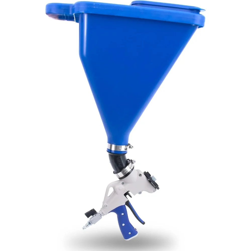 أدوات وتحسين المنزل مسدس هوبر مع قادوس 2 جالون قبضة ناعمة الزناد قابل للتعديل 45 درجة زاوية محول