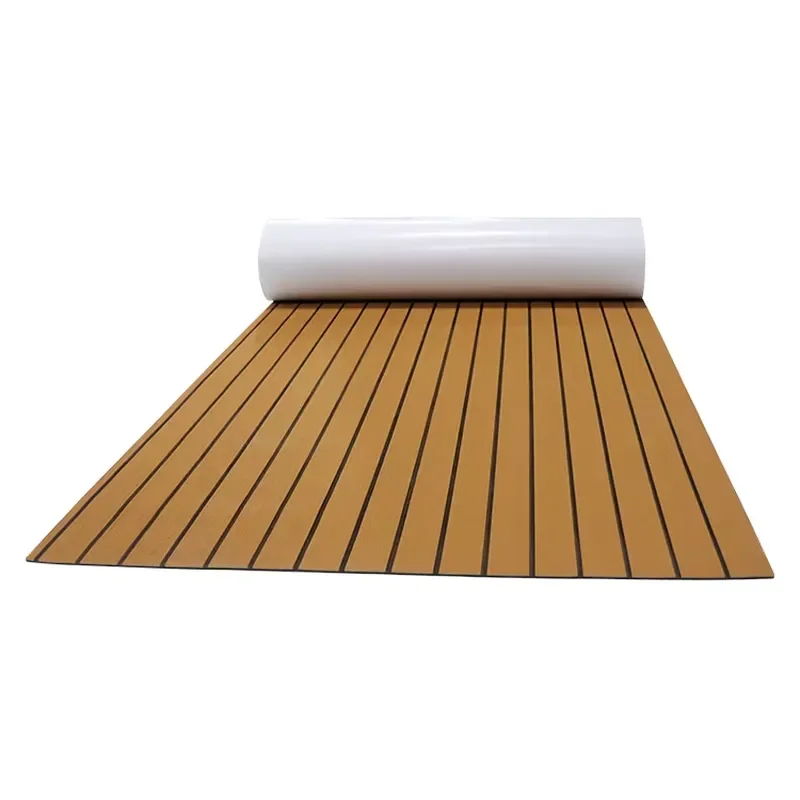 Faux Teak Foam Sheet Eva Boat Flooring Marine Deck Mat Boat Flooring