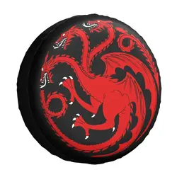 Dragon Spare Wheel Tire Cover for Mitsubishi Pajero Waterproof Dust-Proof 4WD 4x4 Wheel Case Vehicle Accessories 14