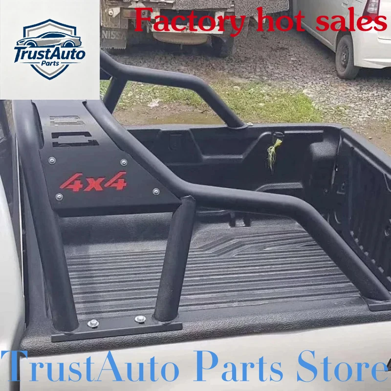 Tienda de Repuestos TrustAuto, Barra Antivuelco Deportiva Negra para Camioneta, Modelo TreasuresBlack, D/D 0-0, Accesorio para Camioneta 4X4