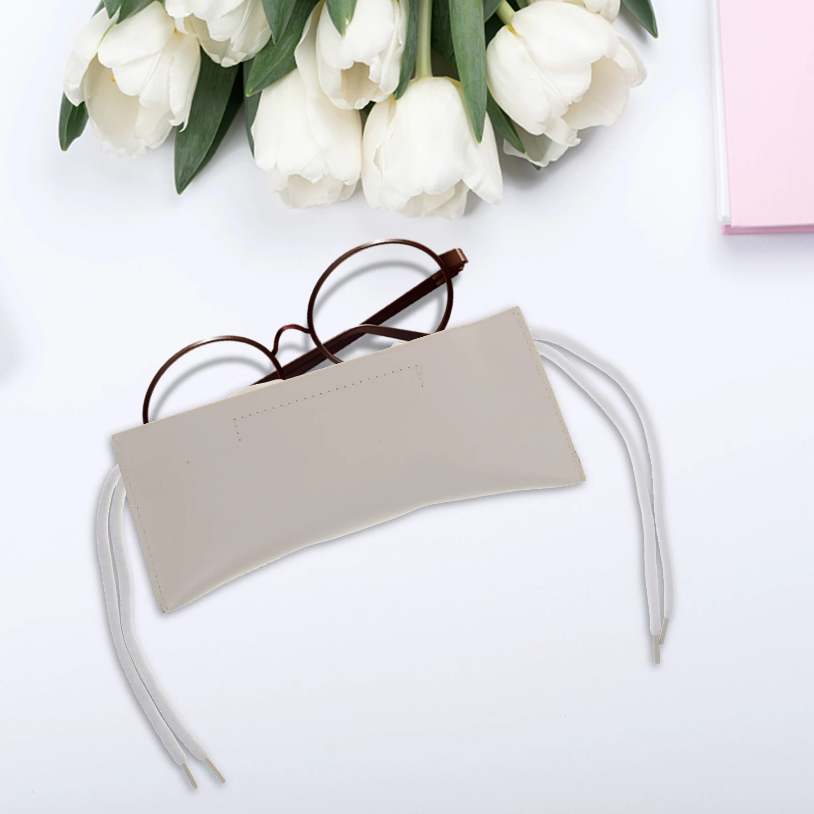 

Водонепроницаемая сумка для очков, портативный чехол для солнцезащитных очков из искусственной кожи, мягкая сумка для хранения очков, утолщенный прочный маленький размер