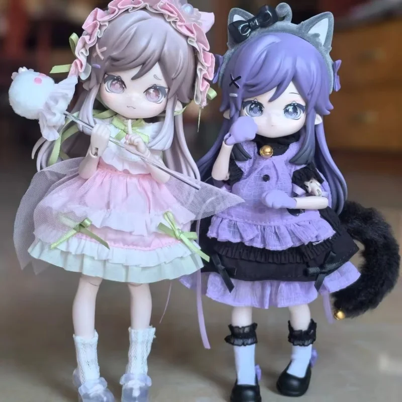 Come4free ミントファンタジーの森ブラインドボックス Bjd 12 ポイント Bjd 可動フィギュア 1/12 アクション置物人形装飾モデルギフトおもちゃ