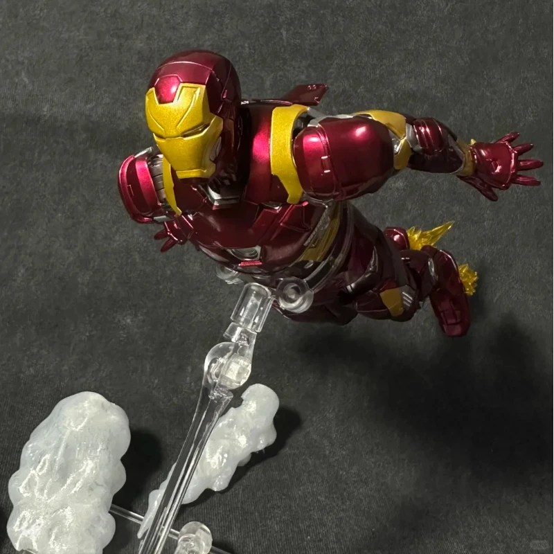 Official Authentic 1/12 Iron Man Mk46 Action Figure - Fondjoy Assembly Model Kit, Movable & Articulated Toy Gift For Boys