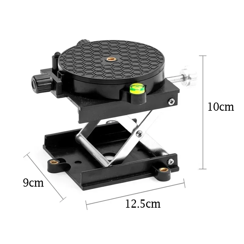 Supporto per piattaforma di sollevamento di livello Supporto in lega di alluminio Staffa di livello laser Supporto laser rotante a 360 gradi