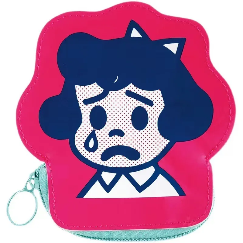 Harada Harada anime PU cuir mignon pendentif porte-monnaie porte-monnaie sac de rangement dessin animé en cuir PU fermeture éclair porte-monnaie cadeaux nouveau