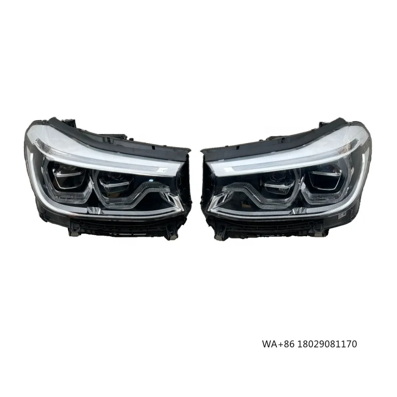 

Высококачественные новые 6GT серии G32LCI передние левые и правые двойные светодиодные фары с автоматическим рулевым управлением, вспомогательные лампы для