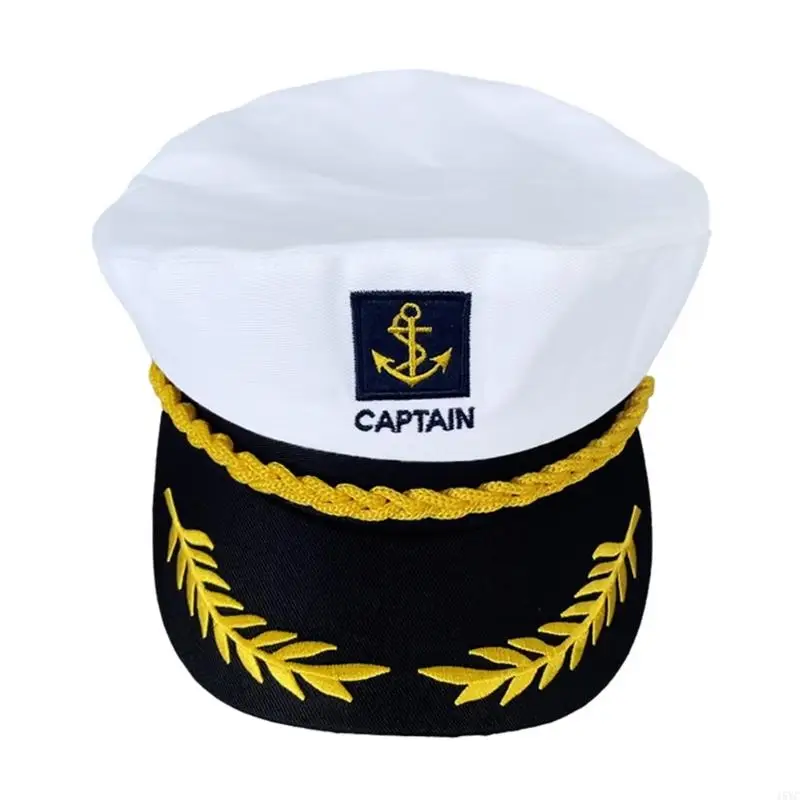 

15YC Captain Hats Adjustable White Sailors Marine Baseball Caps
