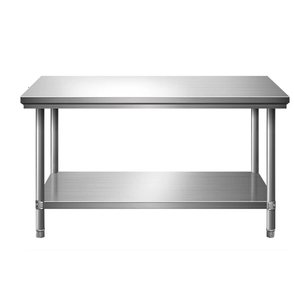 Double/triple Layer Stainless Steel Workbench, Perfect For Kitchen Preparation And Workshop Storage Stainless Steel Workbench