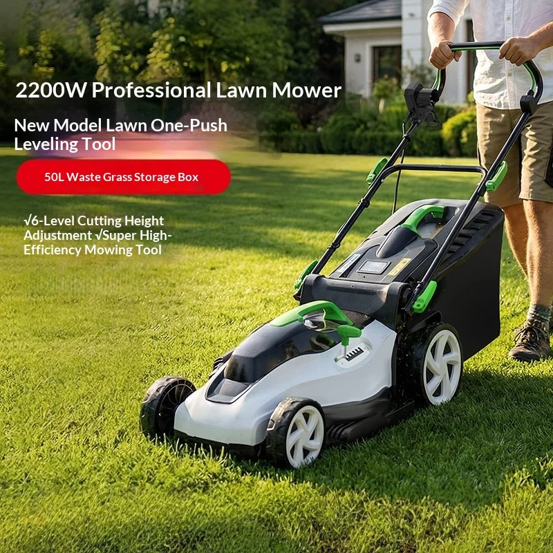 220v Corded Electric Lawn Mower 1400w 1600w 1800w 2200w Suitable For Home And Garden Use For Trimming Mowing And Weeding Lawns