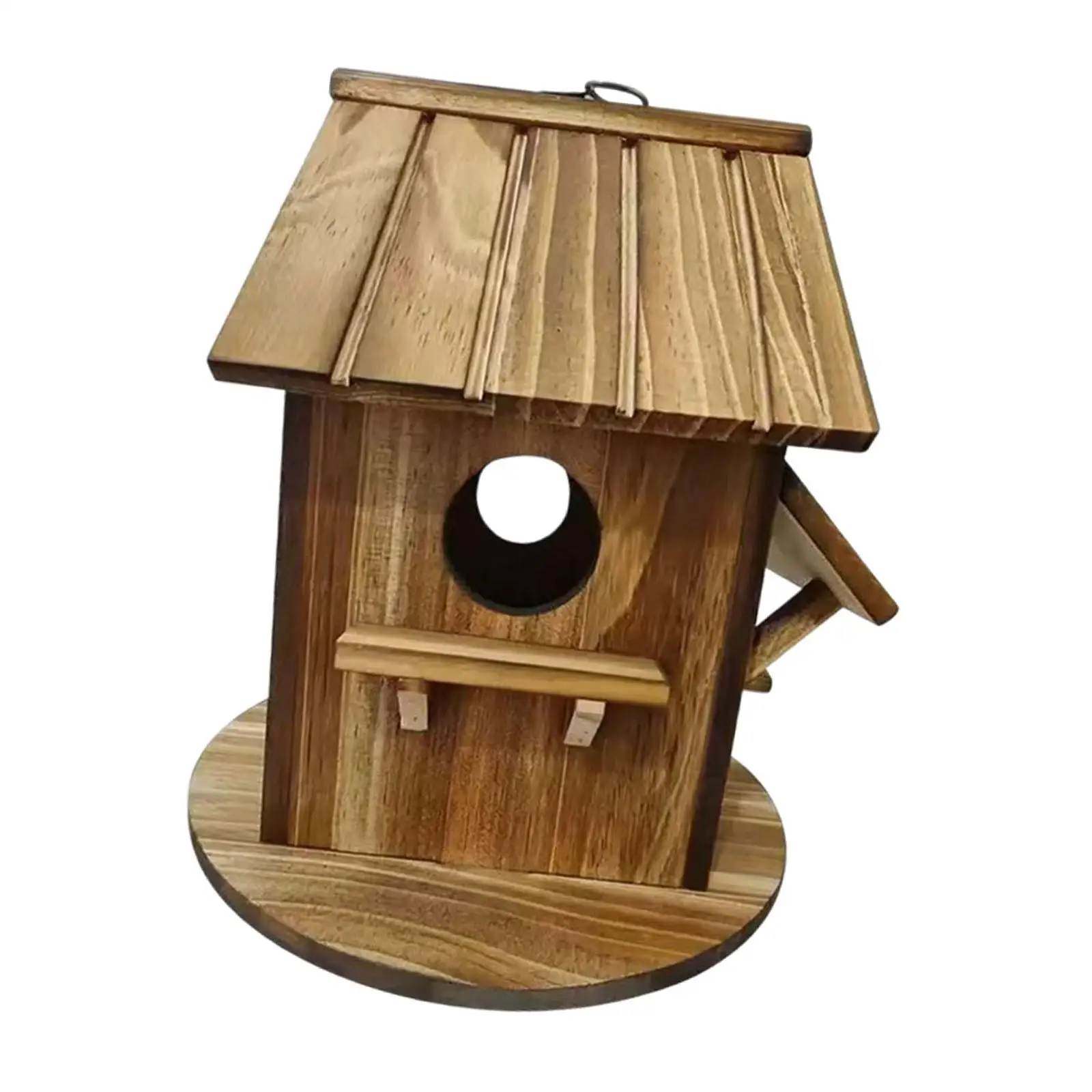 

Bird House, Bird Cottage for Outside Clearance, Rustic Creative Nesting Shelter Hanging Birdhouse for Backyard Balcony Garden
