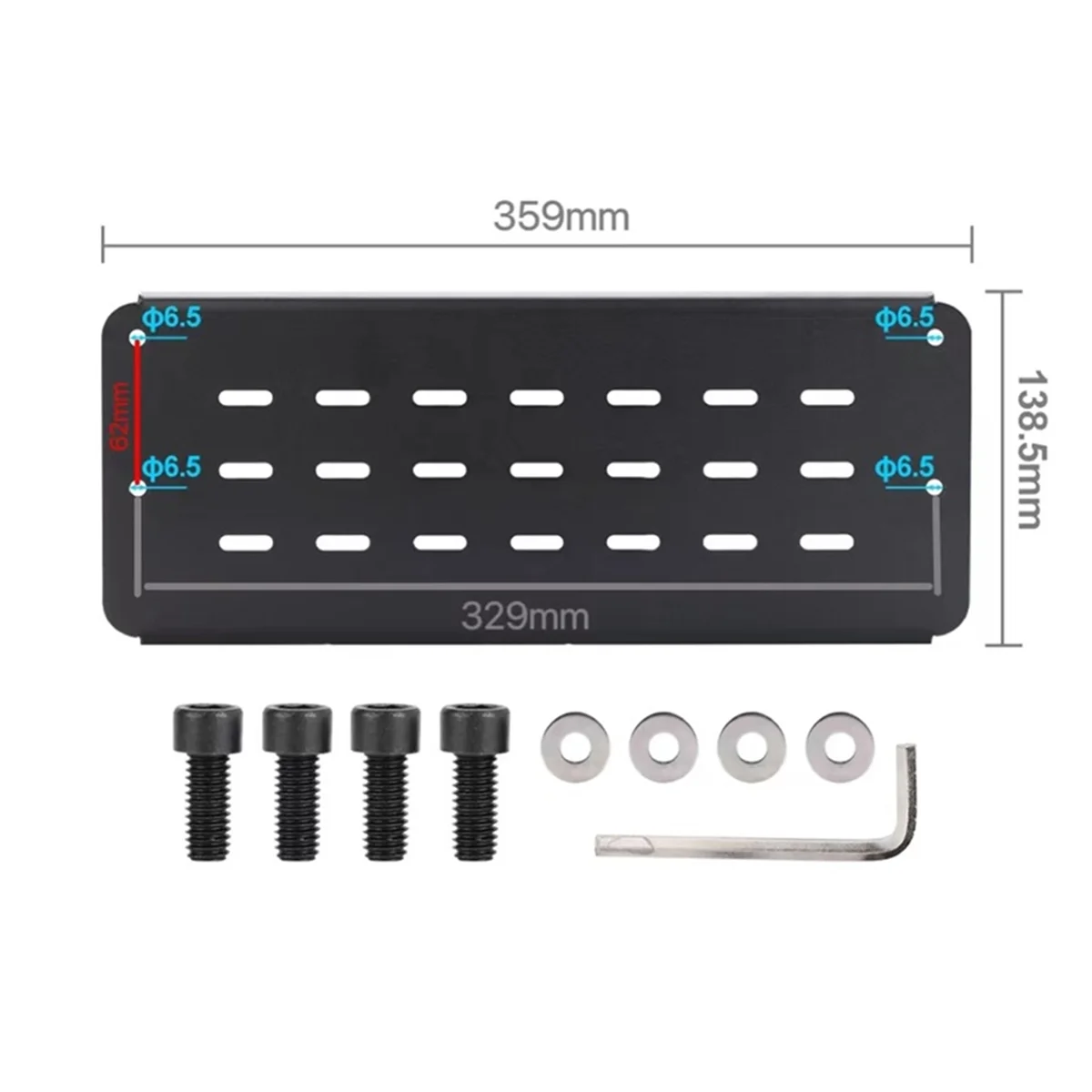 Accesorios para simulador de conducción de coches de carreras N18R, tablero de reposapiés, Base de Pedal de freno y acelerador para juego de simulador de carreras