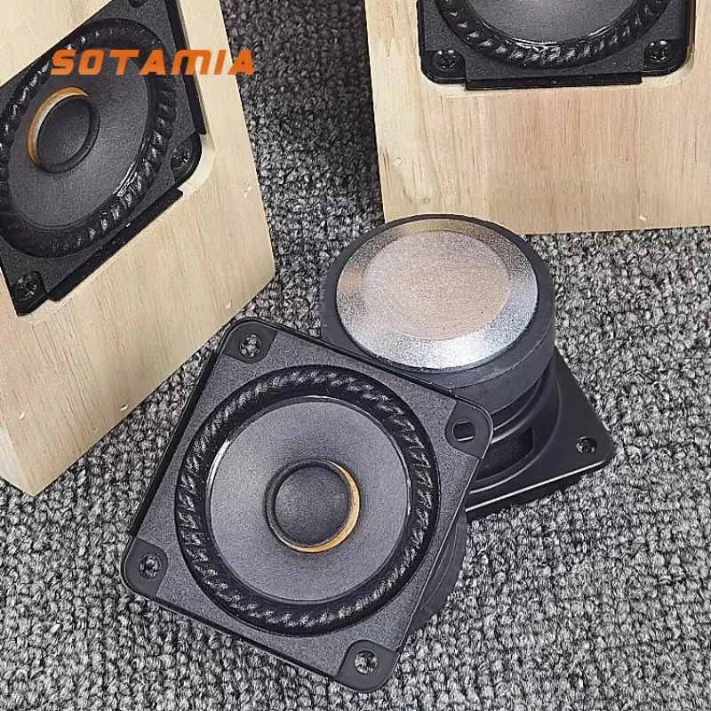 

SOTAMIA 2Pcs 2.75 Inch Portable Audio Full Range Speaker 4 Ohm 25W Sound Bluetooth Speakers Home Music Long Stroke Loudspeaker