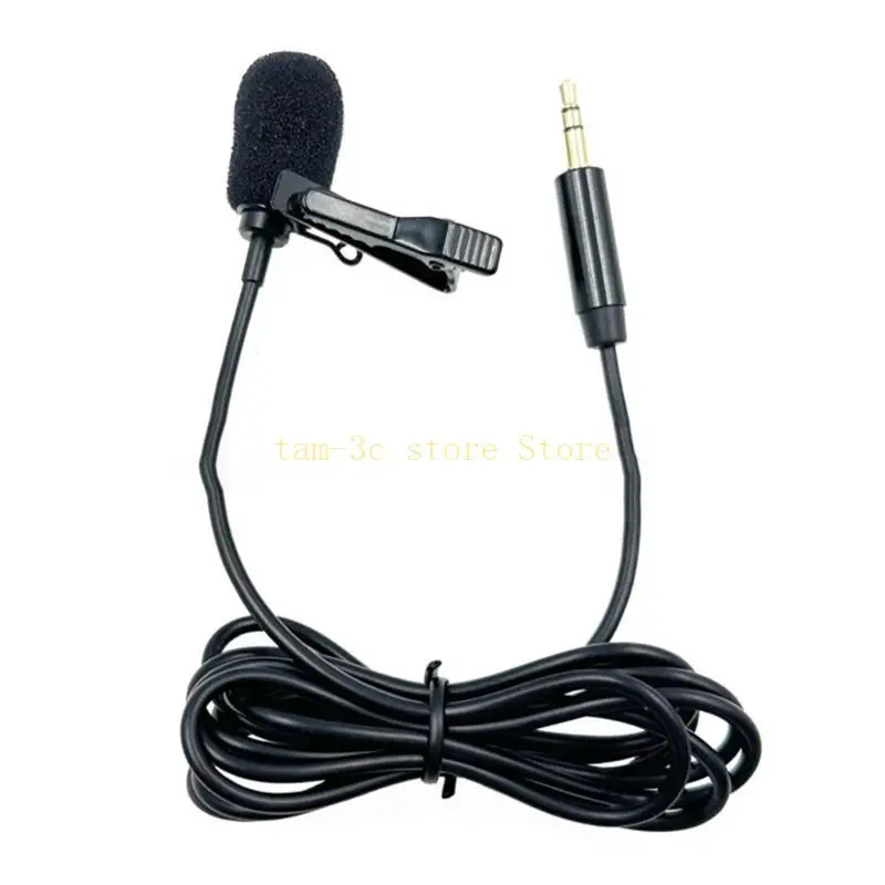 Cho Mic Lavalier Microphone Chất Lượng Âm Thanh Độ Nét Cao Đầu Cắm 3.5 Mm Cổ Kẹp Micro 2.5 Mm Cáp Che Chắn D0UA
