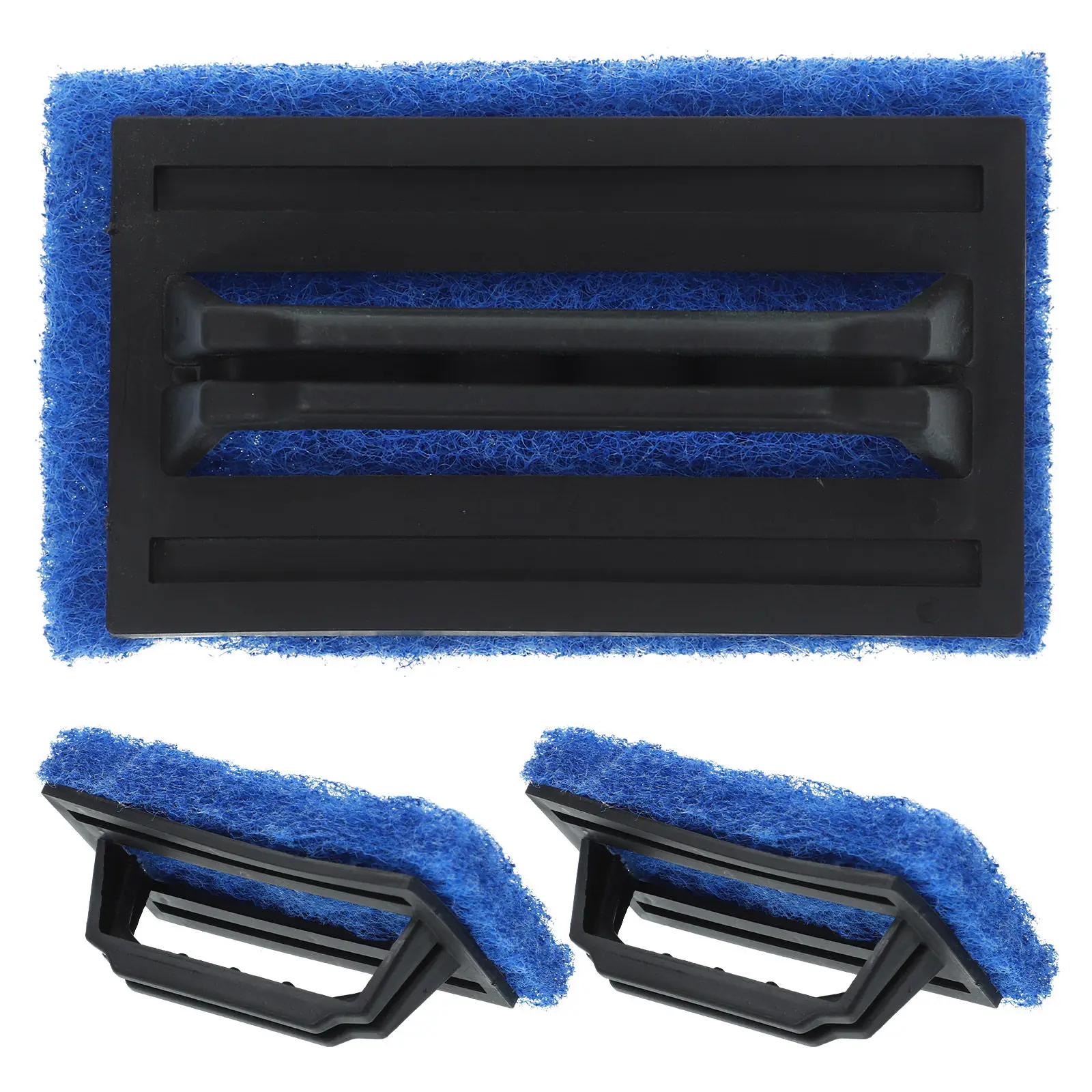 3Pcs Ink Remover Brush Screen Printing Cleaner for Textile Graphic Printing Supplies PP Sponge Scrub Pad Rounded Corners Thick