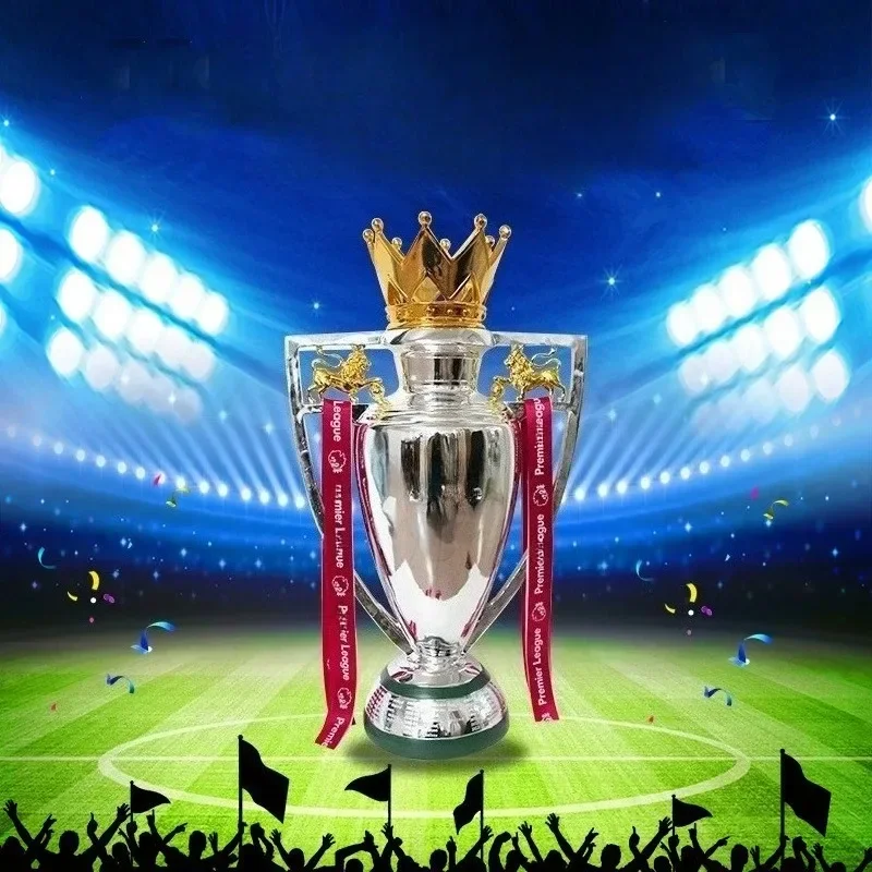 

Metal Football Trophy Ornament Solid Keychain Doll Tabletop Ornaments Pendant Fan Birthday Gift Doll Accessories Home Decor