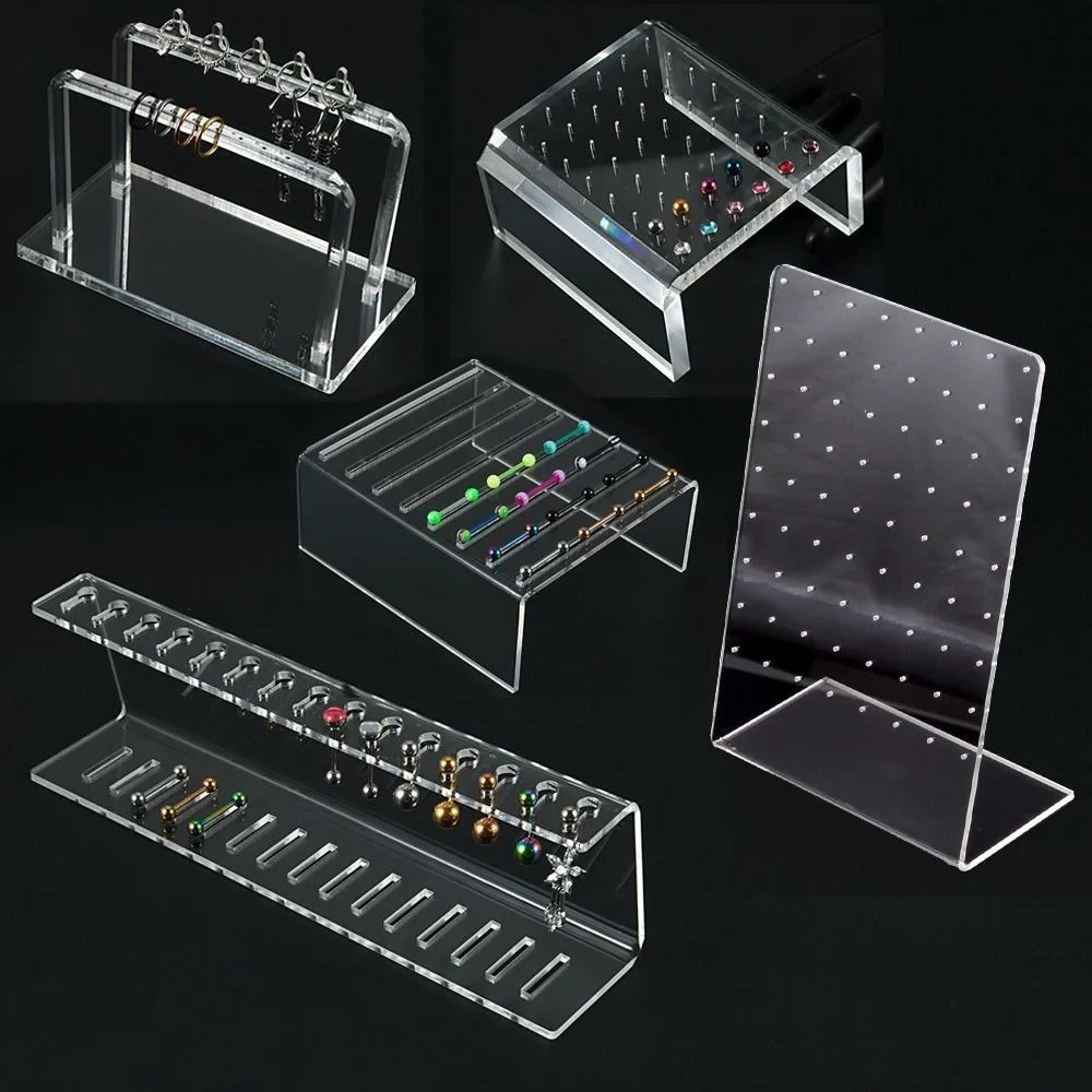 

Stand Tongue Piercing Polish Rack Earring Stand Nipple Ring Storage Frame Body Piercing Jewelry Display Jewelry Display Rack