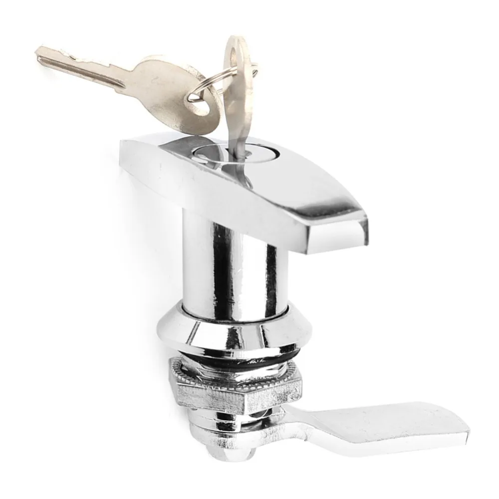 Locking Mechanism T-Handle Design T Handle Lock Zinc Alloy Door Lock Latch Garage Door Lock Cabinet Lock Toolbox