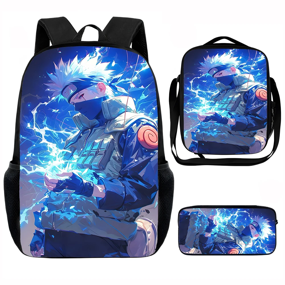 

Anime J-jujutsus K-kaisens Child School Backpack with Lunch Bags ,Pencil Bags ,School Bags for Boys Girls Best Gift