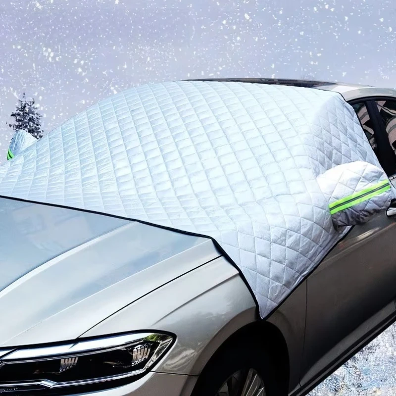 

Водонепроницаемый чехол, внешние автомобильные чехлы, уличный полутент, защита от снега, защита от лобового стекла, защитный хлопковый солнцезащитный козырек, защита от льда и мороза