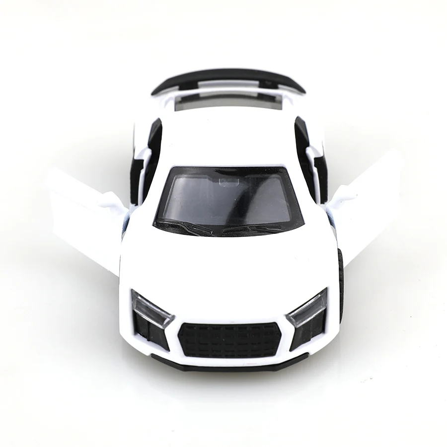 Legering sportwagenreplica met functionele deuren en pull-back mechanisme - realistisch verzamelvoertuigmodel voor jongens, premium dis