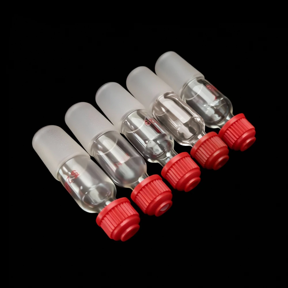 24x29 Glass Screw-Thread Thermometer Adapter to Protect Thermometers from Corrosion for Laboratory Glassware