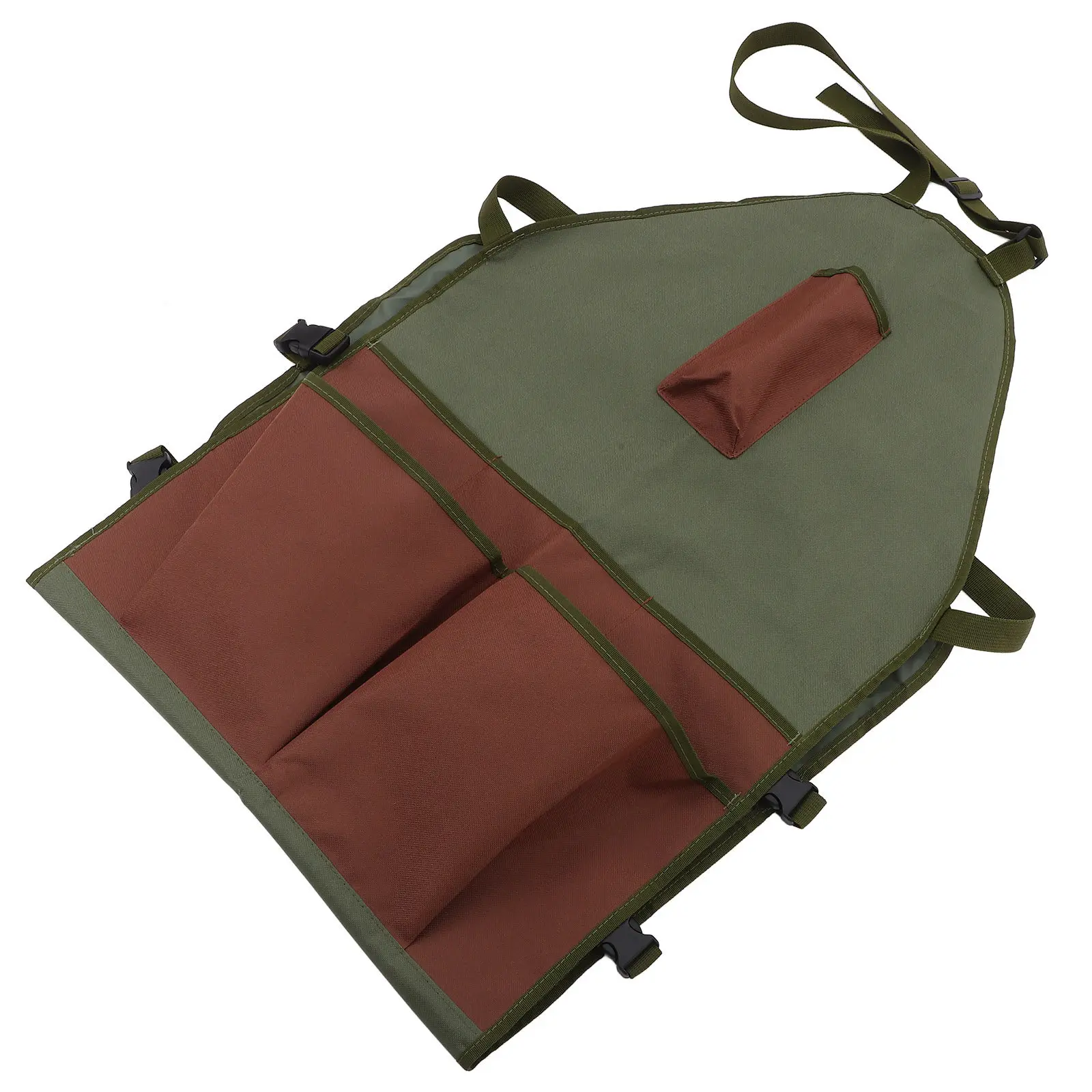 

Garden Apron for Women and Men Heavy-Duty Oxford Cloth with Multiple Tool Pockets Extended Coverage Harvesting Pruning Berry