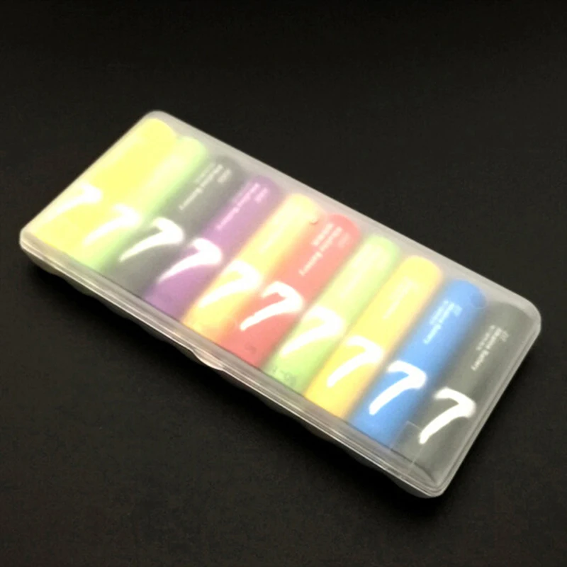 10 x AAA Battery Case Plastic Storage Box Portable NO.7 Battery Holder Box Protective Case