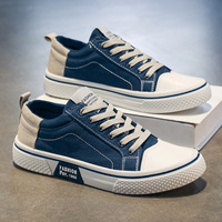 2025 Summer New Men's Breathable Versatile Skateboarding Shoes Men's Soft Bottom Casual Sports Trend Fashion Canvas Shoes 48size