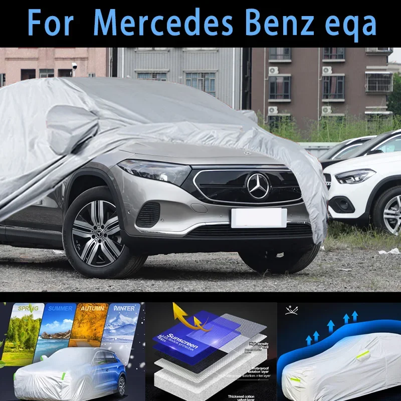 

For Benz eqa Car protective cover,sun protection,rain protection, UV protection,dust prevention auto paint protective