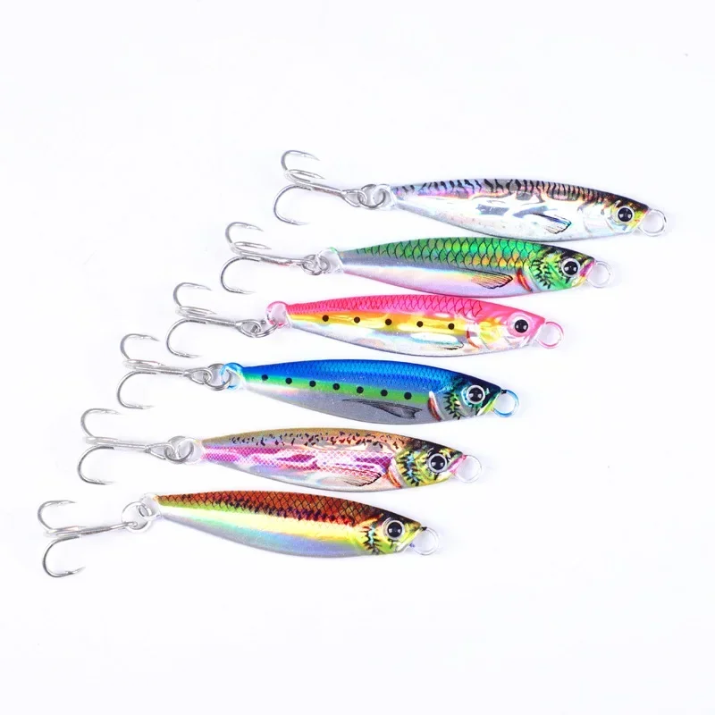 Metal Cast Jig Shore Jigging Jigpara Major Craft Fishing Lures Saltwater Señuelo Pesca 60g 3D Printed Lead Fish Bait Slow Fall