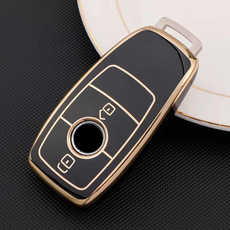 TPU 2 3 4 Button Car Key Case Cover Shell For Mercedes Benz A C E S G Class GLC CLE CLA GLB GLS W177 W205 W213 W222 X167 AMG Fob