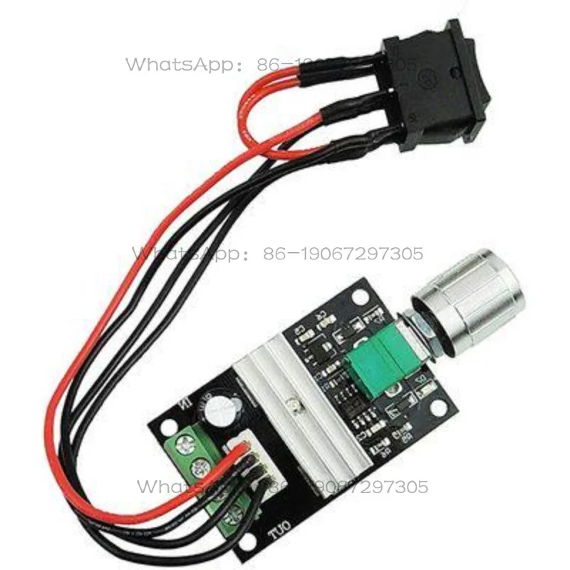 PWM DC Motor Governor 6V12V24V 3A Speed Switch, Forward and Reverse (5 Pieces)