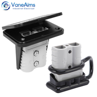 2pcs 50A For Anderson Plug 2P Charging Connector 600V Quick Plug Car Battery Power Connectors Electrical Wire Cable Connectors