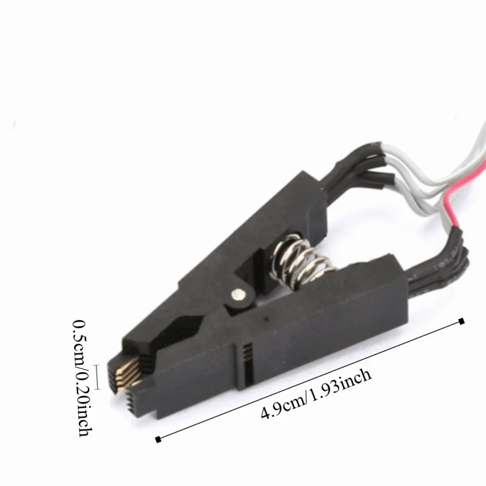 with 2 Adapter Board Flash Chip IC Test Clip Adapter SOIC / SOP Pin for BIOS/24/25/93 Flash Chip IC Test Clip Socket Adapter