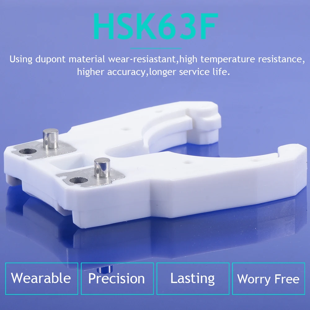 5PCS HSK63F CNC Tool Holder Clamp Automatic Tool Holder Clamp for Spindle Knife Shank CNC Machine Tool Accessories