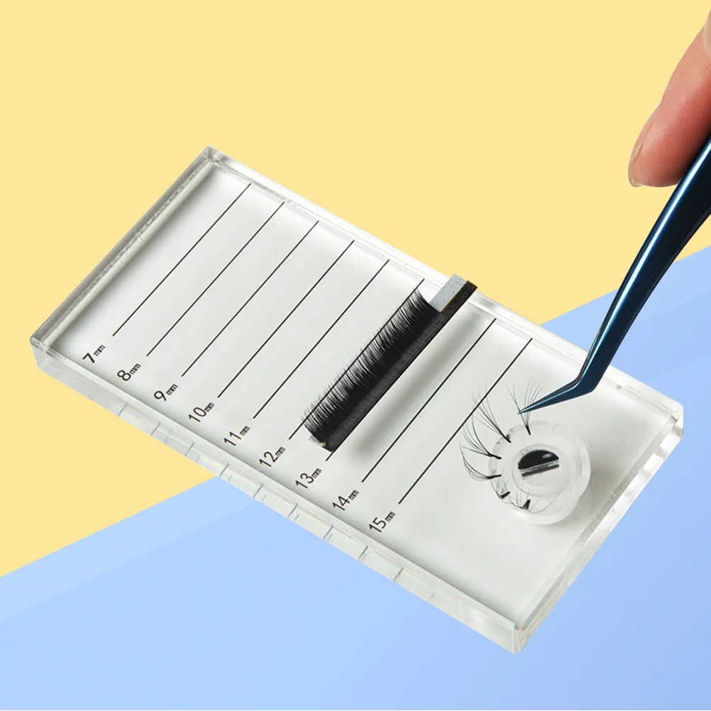 1 قطعة لوحة تمديد تطعيم رمش كوب مقاوم للماء قابلة لإعادة الاستخدام مجموعة متينة لملحقات رمش أدوات لوازم ماكياج الفن