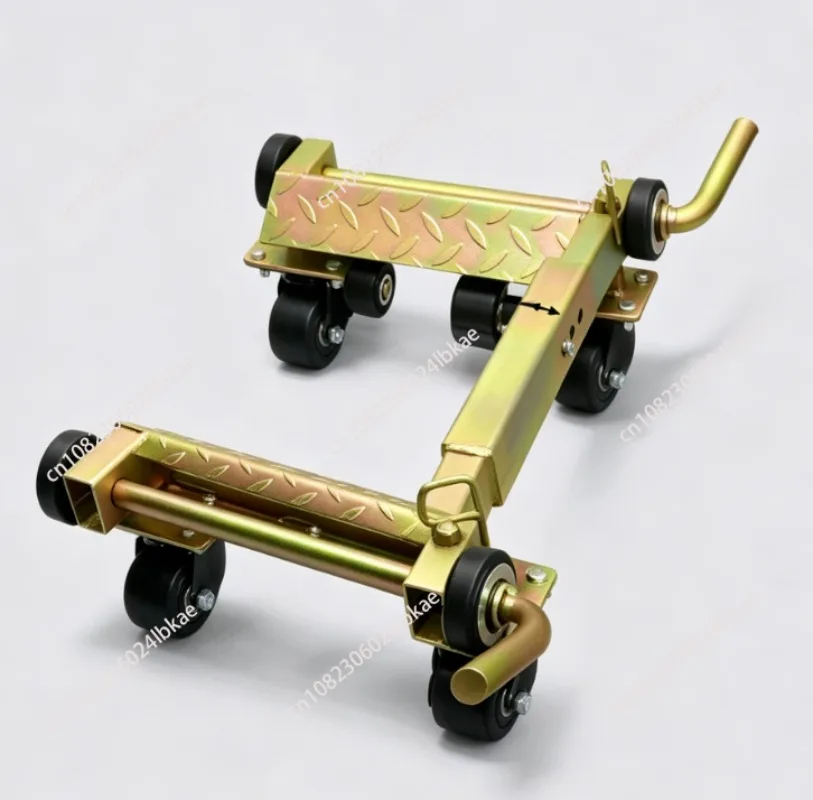 Universal Manual Car Mover, Portable Wheel Moving Dolly for Roadside Assistance & Heavy Vehicle Relocation