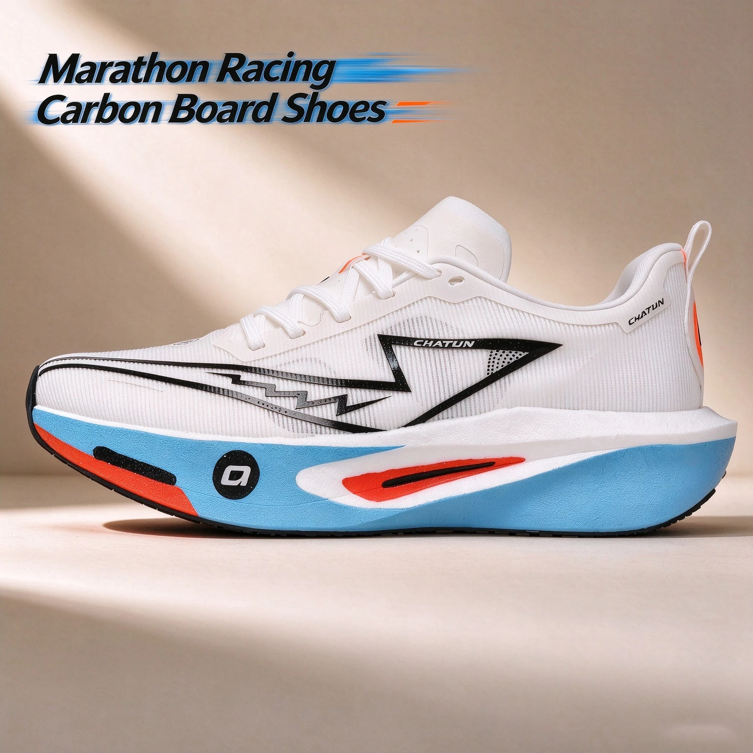 Men's Carbon Plate Running Shoes Marathon Professional Women's Breathable and Comfortable Sports Shoes